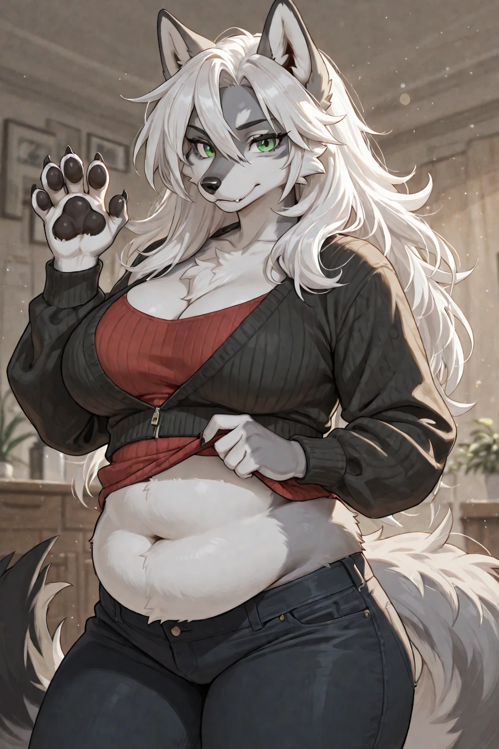 Draft Sketch (sfw)))), uploaded the e621, beautiful and detailed,woman (((female))) ((anthro)) Snow leopard, Ross Tran, by ruan jia, by zaush, by foxovh, lighting cinematic, seductor, Snow leopard big fluffy tail, thighighs, (giant chest) foxovh 1girls ai_generated big_breasts blue_eyes ai_generated breasts cleavage closed_eyes embarrassed eyelashes female gigantic_breasts high_resolution highres hips giant_breasts long_hair mature_female milf big fluffy tail mother outside of backyard home panda_ai stable_diffusion thick_thighs thighs uzaki-chan_wa_asobitai! uzaki_tsuki pink lace bra (tight skirt) white_hair big_hips, she is sitting