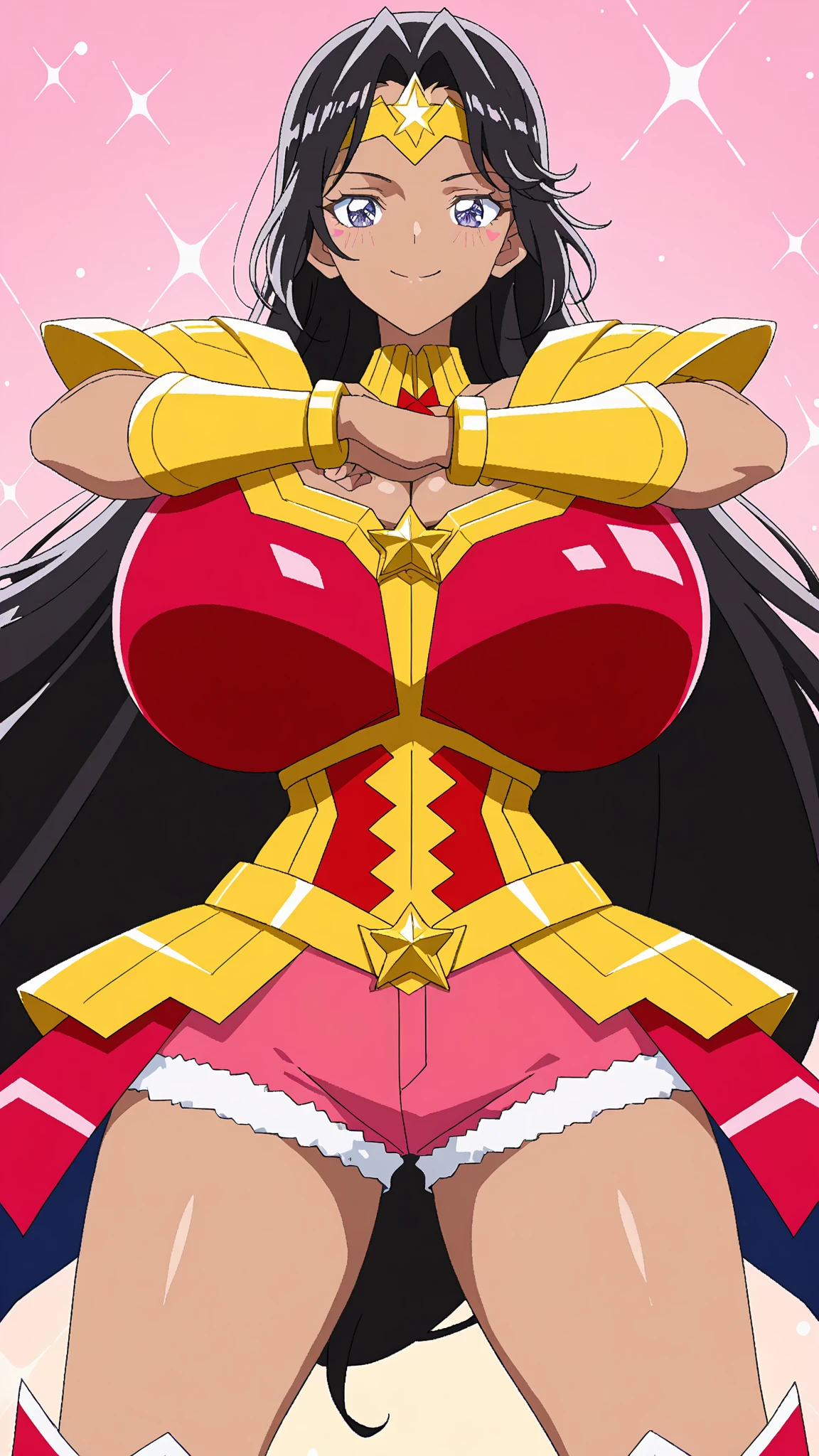 Gunbuster、robot、top standing、Beauty、Camel Toe、Giant tit、Earrings、necklace、Bracelet、Caster wheel、first round、Plump、Super big breasts、Ahoge、Slut、Cleavage,Mole on chest、transformation、Odd Eye、Plump、Super big breasts、Super big butt