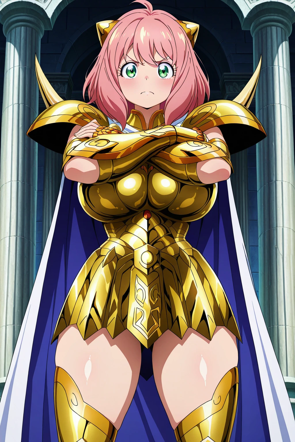 sentai ,, standing solo, weird, bizzare, angelic, divine, aura, celest, female, big breast, full body