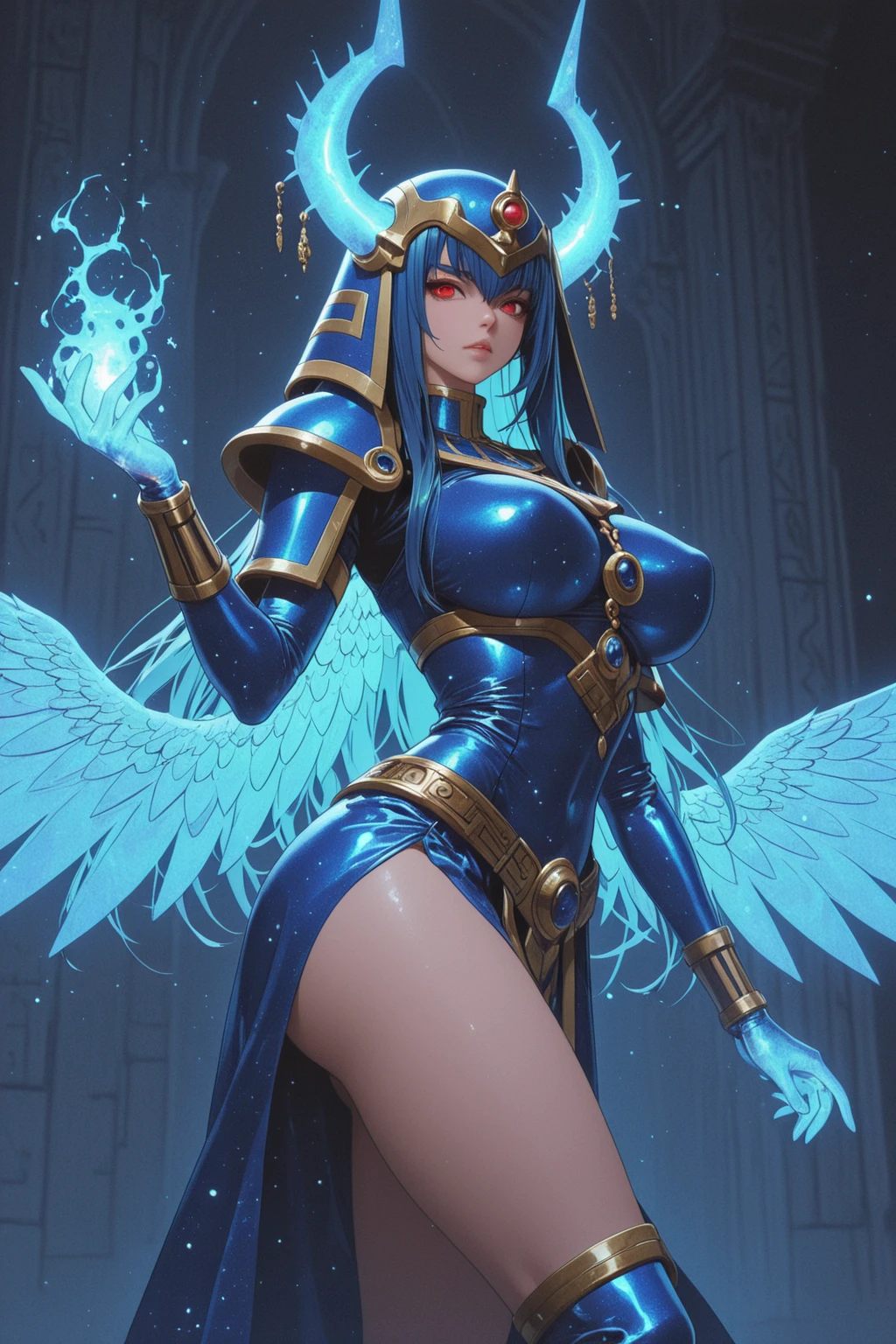 4k, High Resolution, Masterpiece, Best Quality, The World's Best Picture Quality Of Ultra-8k, Digital Drawings Photorealistic Drawing, [:( Facial Details: 1.2:0.2], Anthro, Gleaming Armor, Ornate Engravings, Elaborate Patterns, Angelic Halo Emanating Soft Light, Glowing Cosmic Halo Surrounding The Goddess, Serene Expression With Radiant Eyes, Long-flowing Hair Cascading Down, Delicate Features On The Goddess' Face,(Beautiful Goddess), (Big Muscles), (Solo), Muscular Arms, (Big Penis), (Large Penis), (Massive Penis), (Saggy Balls), (Big Boobs), (Massive Boobs), (Erect Nipples), (Abs), (Muscular Thighs), (Thick Thighs), (Wide Hips), (Muscular Legs), (Tall Figure), (Colorful Outfit), (Wings: 1.4), Divine Clothing, Engraving, Detailed Filigree, Intricate Patterns, Shimmering Light, Ethereal Beauty, Adorned With Gemstones, Heavenly Craftsmanship, Angelic Wings, Celestial Symbols, Radiating Power, Otherworldly Protection, Divine Aura, Majestic Presence, Regal And Awe-inspiring, Enchanting And Mesmerizing, Transcendent Splendor, Masterful Engravings, Divine Essence, Opulent And Resplendent, Intricate And Exquisite, Unparalleled Craftsmanship, Ethereal And Supernatural, Shimmering And Luminescent, Intricate Detailing, Celestial Engravings, Magnificent And Grand, Divine Radiance, Sacred And Majestic, Intricate Motifs, Celestial Glow, Heavenly Brilliance, Intricate Metallic Carvings, Celestial Elegance, Heavenly Luminescence, Divine Opulence, Enchanting Ornamentations, Cosmic Halo, Angel Halo, Heavy Armor, Extreme Cosmic Storm Style, Full Body, Translucent And Reflective Skin.