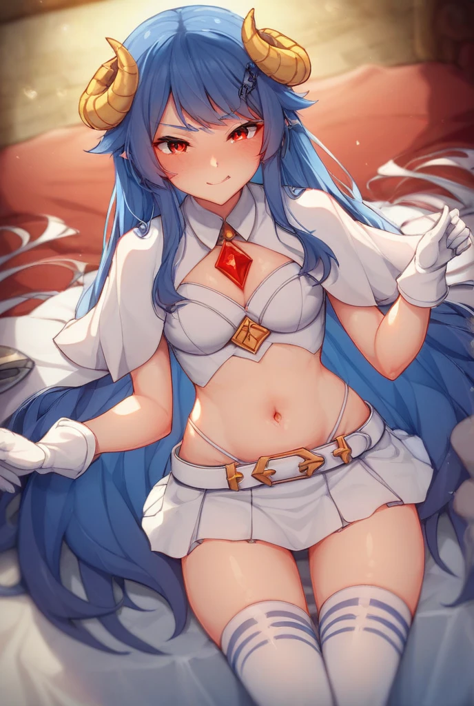 nsfw, masterpiece, Highest quality, Very detailed, score_9, score_8_upper, score_7_upper, score_6_upper, アニメ, aqua_(fire_Embrem_if), azura_(fire_Embremif), Low-tied_long_hair, light_blue_hair, Yellow Eyes, Asymmetrical legwear, barefoot, Opera Gloves, pendant, Single bare leg, White Dress, hair band, Long hair between the eyes, Gold Anklet, Veil, Beautiful Eyes, Perfect Face, Perfect hands, Perfect Fingers, Medium chest, Very beautiful long legs, Puffy nipples, Pussy juice, Sexual Ecstasy, trembling, foot focus, squatting, arms behind head, cowgirl position, girl on top, cum in pussy, vaginal penis,