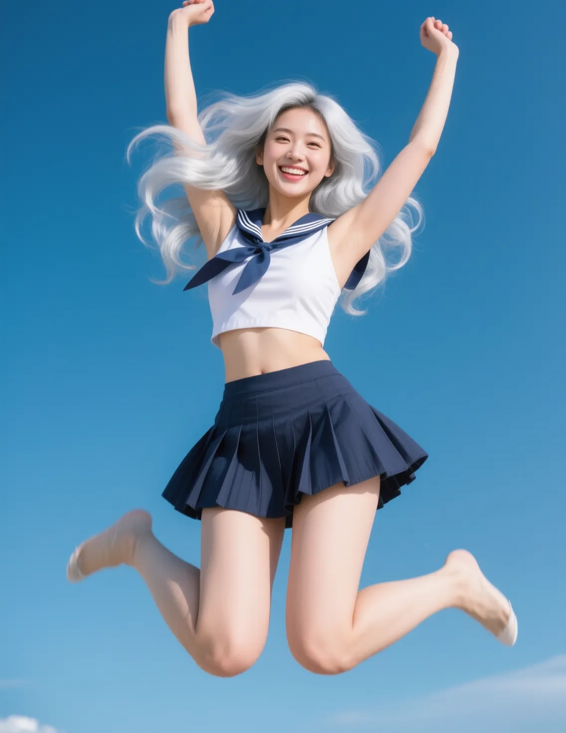 Một cô gái đang nhảy