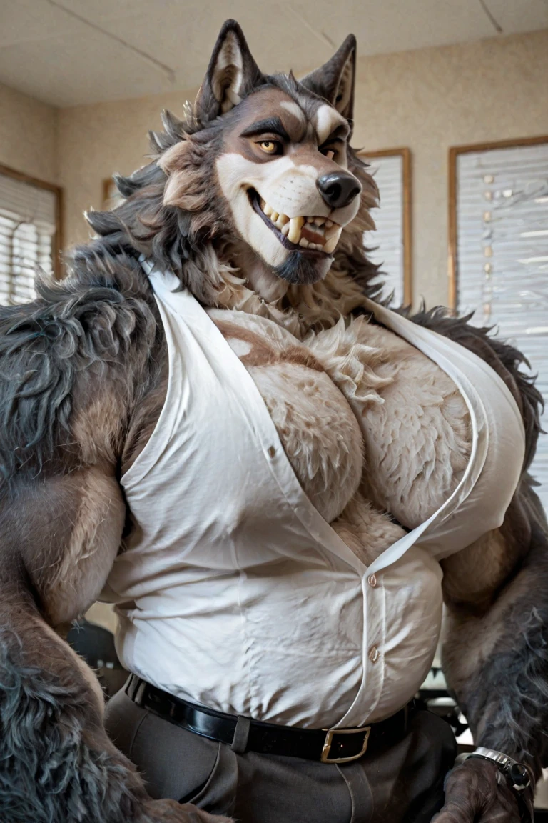 (by darkgem:1.4), masterpiece, best details, realistic, illustration, nude, solo, (anthro), genitals, with bushy pubic hair and armpit hair, snarling, growling, attitude, clear details, powerful, pleasure, self-pleasure, perfect hands, covered in fur, fangs, tongue, paws, claws, tail, detailed nipples, ((anthro male wolf:1.4), sexy guy man, masculine, belly, slim, hairy balls, cock, knot, penis, erect, brown fur, yellow belly fur, orange markings, braids, long hair, fluffy, big ears), (musky, body odour:1.4)