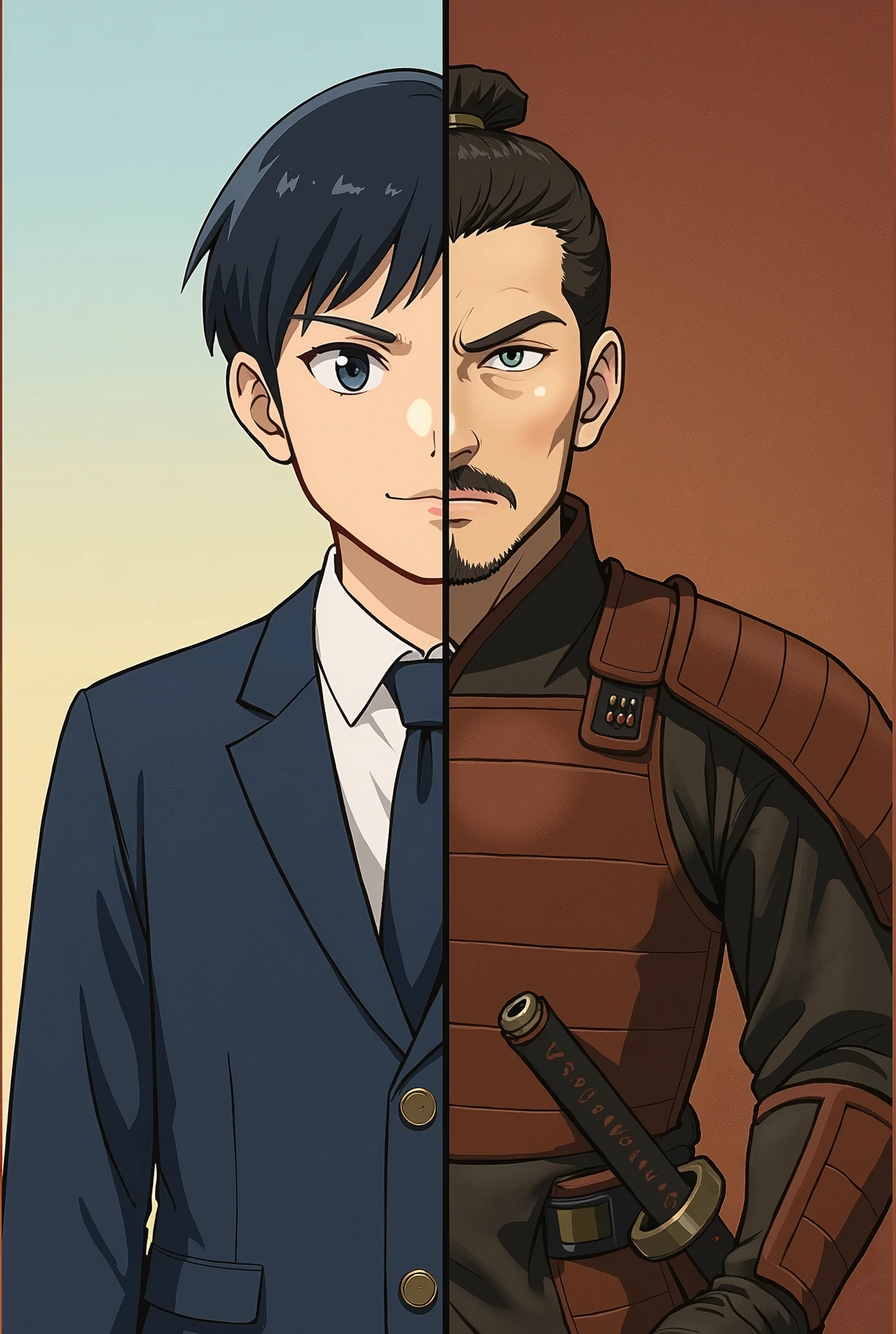 Modern anime style,upper body,Graceful Standing Position,emotional expression,blurry background,creates soft light,delicate texture,soft colors,4K Rendering,Realistic,high quality,deep photo effect,Artistic,Digital Paint