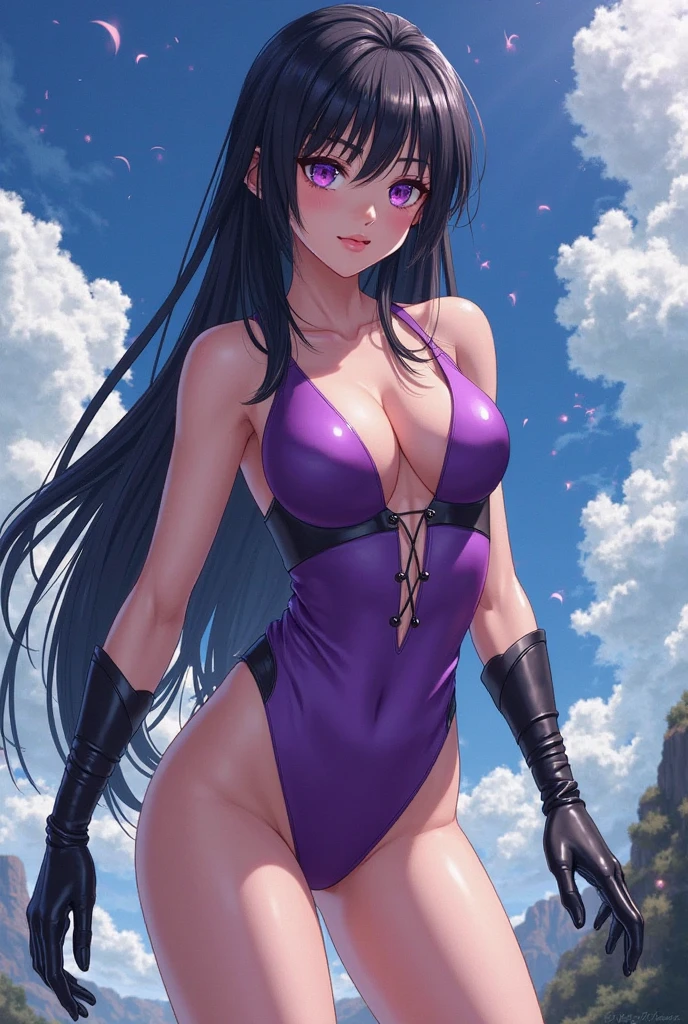 Dark-haired anime girl in pink swimsuit/purple e espartilho e saia transparente, 16 anos, corpo bonito, seios grandes, com hand in panties , hand in hair, Garota sensual, purple cabelo, mechas de cabelo laterais, mechas de cabelo na lateral do rosto, beautiful lighting, sombras suaves, olhos azuis, pernas bonitas, cabelo curto, estilo anime, personagem Akane Tendo, Autora Rumiko Takahashi, Baseado em obra de Rumiko Takahashi, Anime Ranma 1/ 2, decote sensual, quadril robusto, corpo inteiro, corpo inteiro, busto grande, garota jovem com corpo belo e bonito, sandals on his feet, garota 16 anos jovem, usando maiô e corset pink, garota anime, estilo anime, beautiful feet in sandals, 45° viewing angle, ao ar livre, peito grande, seios bonitos, cabelo preto, sandals on the feet, pernas bonitas, sensual, belas pernas, Sandalias, seios grandes, corpo completo, corpo inteiro, feet with sandals, anime realista, personagem realista sensual, postura reta, ao ar livre, calcinha pink, hand in panties, hand in panties, seios grandes, sorrindo, saia transparente brilhante, peituda, translucent skirt, olhos castanhos