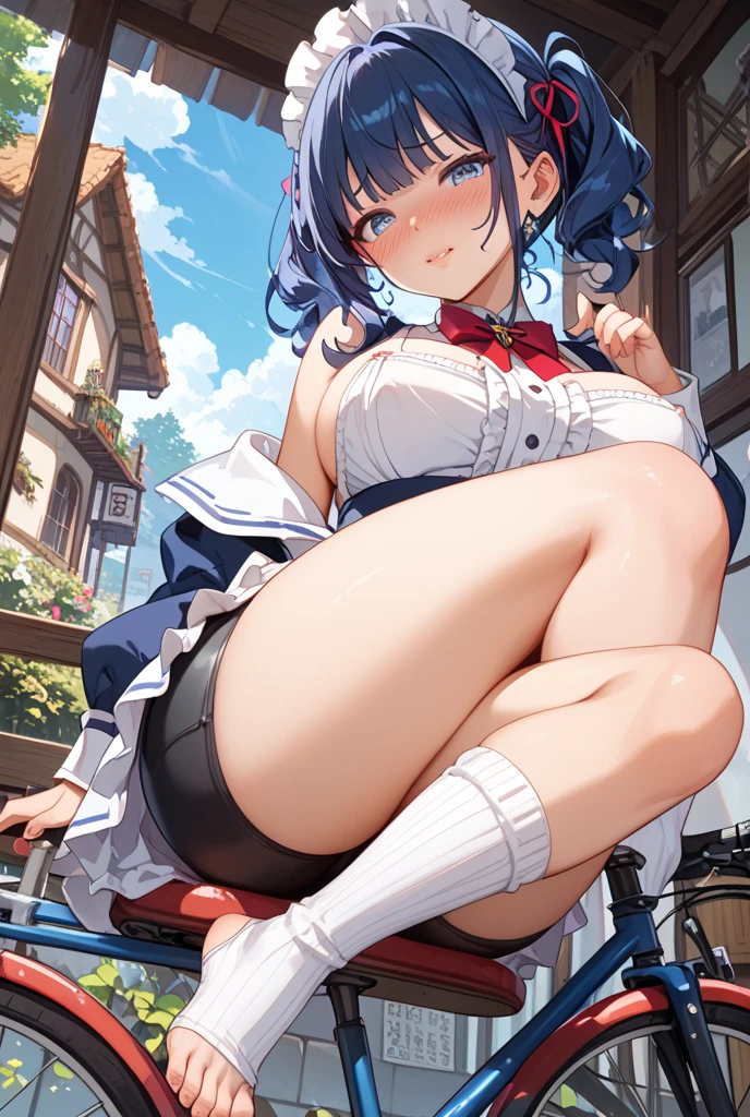 8K、masterpiece、Japanese、Woman wearing glasses、Neon（nod)、from the front、smile、Childish、Small breasts、See-through underwear、night、Bedroom、Show your underwear、mini skirt