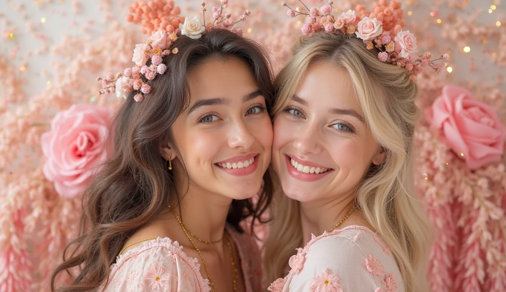 score_9, score_8_up, score_7_up, score_6_up, score_5_up, score_4_up, realistic style, photo, photorealistic, high detail, sharp photo, 2 girls in foam party, tag1, tag2