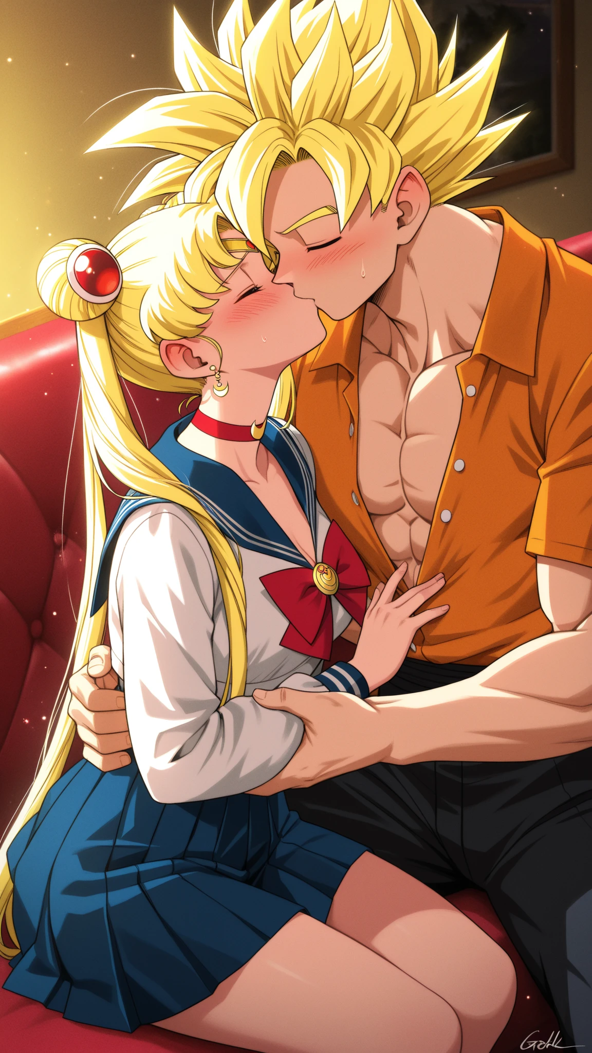 (La mejor calidad:1.1), (Obra maestra:1.4), (absurdos:1.0), retrato, primer plano,1girl, Marinero Urano, KizukiAi, Mujer madura, small breasts, aqua eyes, cabello rubio, Uniforme Sailor Senshi, Collar de marinero, arco de pecho, Arco trasero, Falda suplicante, Guantes blancos de codo, solo cara, GIVING FELLATIA TO THE MAN, chupar polla, sexo oral, RICA MAMADA, hombre de pie, ELLA CON SU PENE DENTRO DE LA BOCA, perfil (ojos cerrados) solo cara. CARA CERRADA ( PRIMER PLANO DE CARA), MAMADA CON bulto en la mejilla  (cuerpo completo)