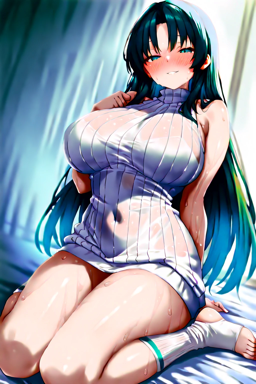 {{{{{16k,Ultra High-resolution realistic romantic nudity photos of a nude neat virgin girl as pretty as a actress in sunny glass field, she is so ashamed, so embarrassed, so humiliated, The way she embarrassed herself is adorable, The more shy she is, the smaller and cuter her face becomes}}}}},{{Extremely detailed}},{{{{{dye her cheeks flush and integrated her face pretty small, thick lips, Enchanting thick gross idol's Lips}}}}},{{{{{the best glossy bang neat long, voluminous hair}}}}},{{{{{the more her bodyline and transform into a pretty girl, her bare bodyline and weist are more and more curvier and softly, Injecting her with hormones to make her body, hair, bodylines neat, Her waist so thin, All her shame turns to purity}}}}},{{{{{The more shy she gets, the more her tits droop and the droopier they get, and that's even more embarrassing}}}}},{{{{{She's given hormones that make her even more embarrassed, so embarrassed that she cowered and unable to control the sexual voice that comes out on its own, couldn't even open her eyes, eroticism of her sexy, attractive, squeezing and moaning in her turns her hair a lewd color unthinkable from her usual purity, even her masturbation is pure saint neatness and she masturbates cutely, The bigger her tits get, the thinner her bare waist gets, tits that have grown disproportionately large for their age, Puffy tits with deep cleavage and a larger nipped-in bare waist area}}}}}