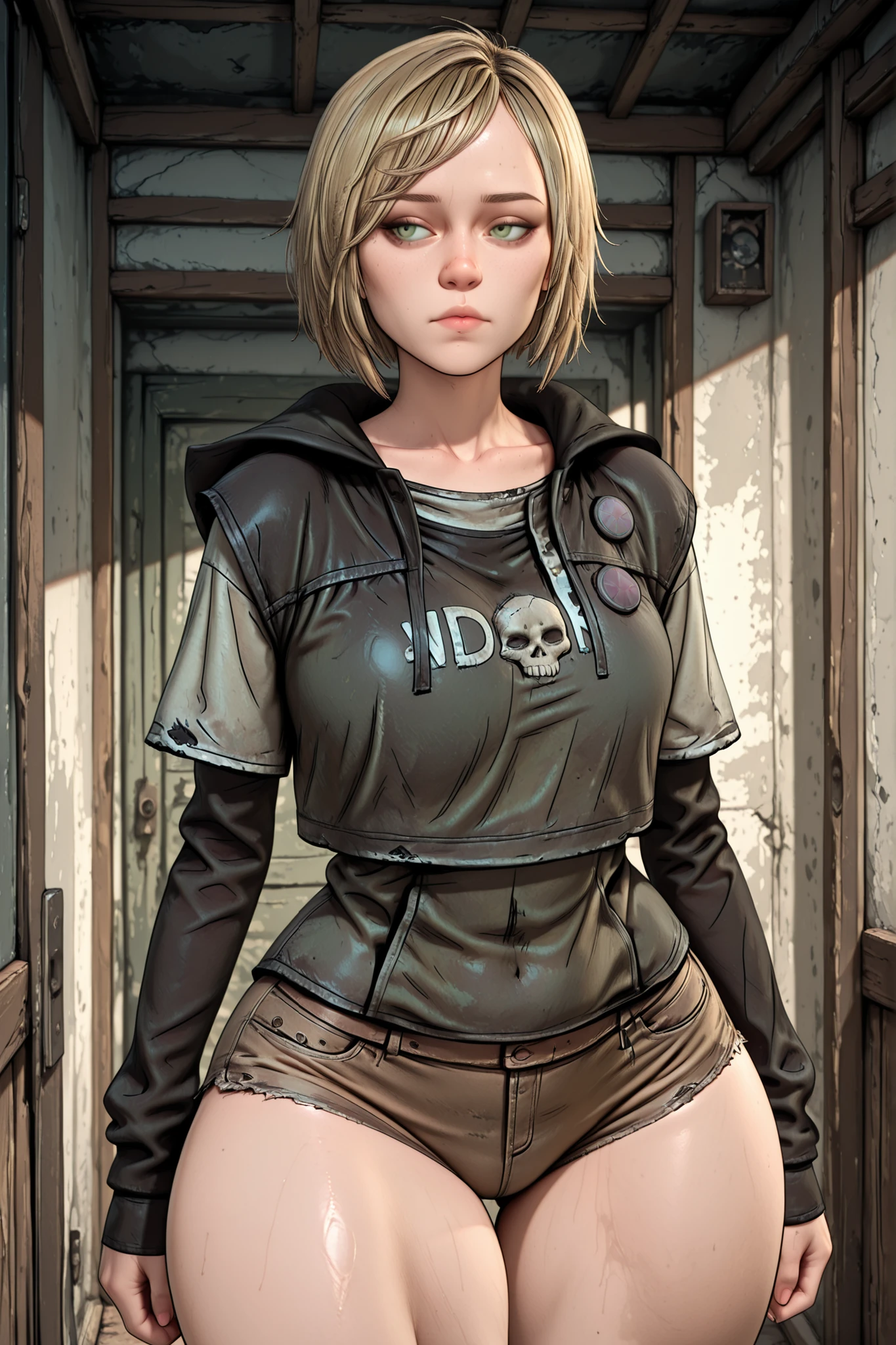 thick thighs, wide hips,thick thighs, wide hips,fembodtweak,very awa, masterpiece, best quality, absurdres, newest, perfect quality, detailed background, intricate details,

TWDVelvet, 1girl, short hair, blonde hair, green eyes