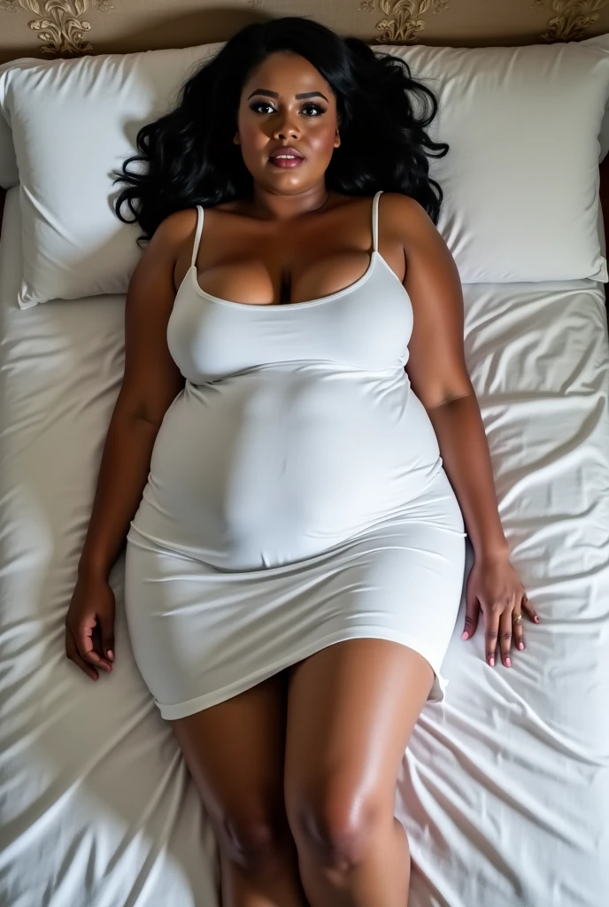 Pregnant women、Negroid、Sleep in bed