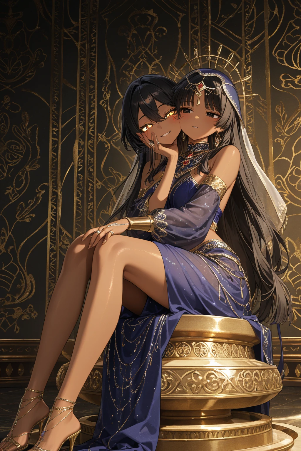 see-through, négligé, Ornate ornaments, sleeping quarters, Clothes that are transparent and show skin, 