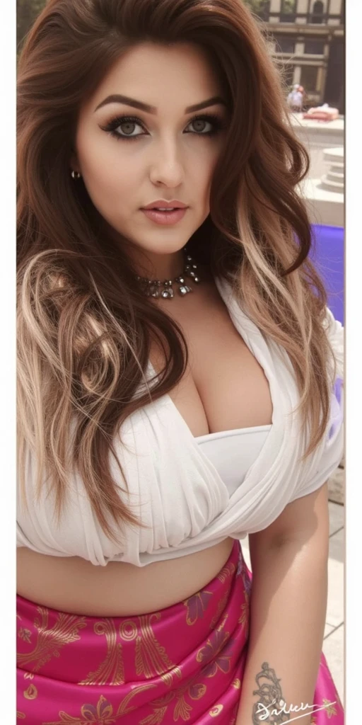 ((Top Quality, 8k, Masterpiece: 1.3)), Beauty, 1 Girl, bikini, thick, busty, in bikini, cleavage show, 