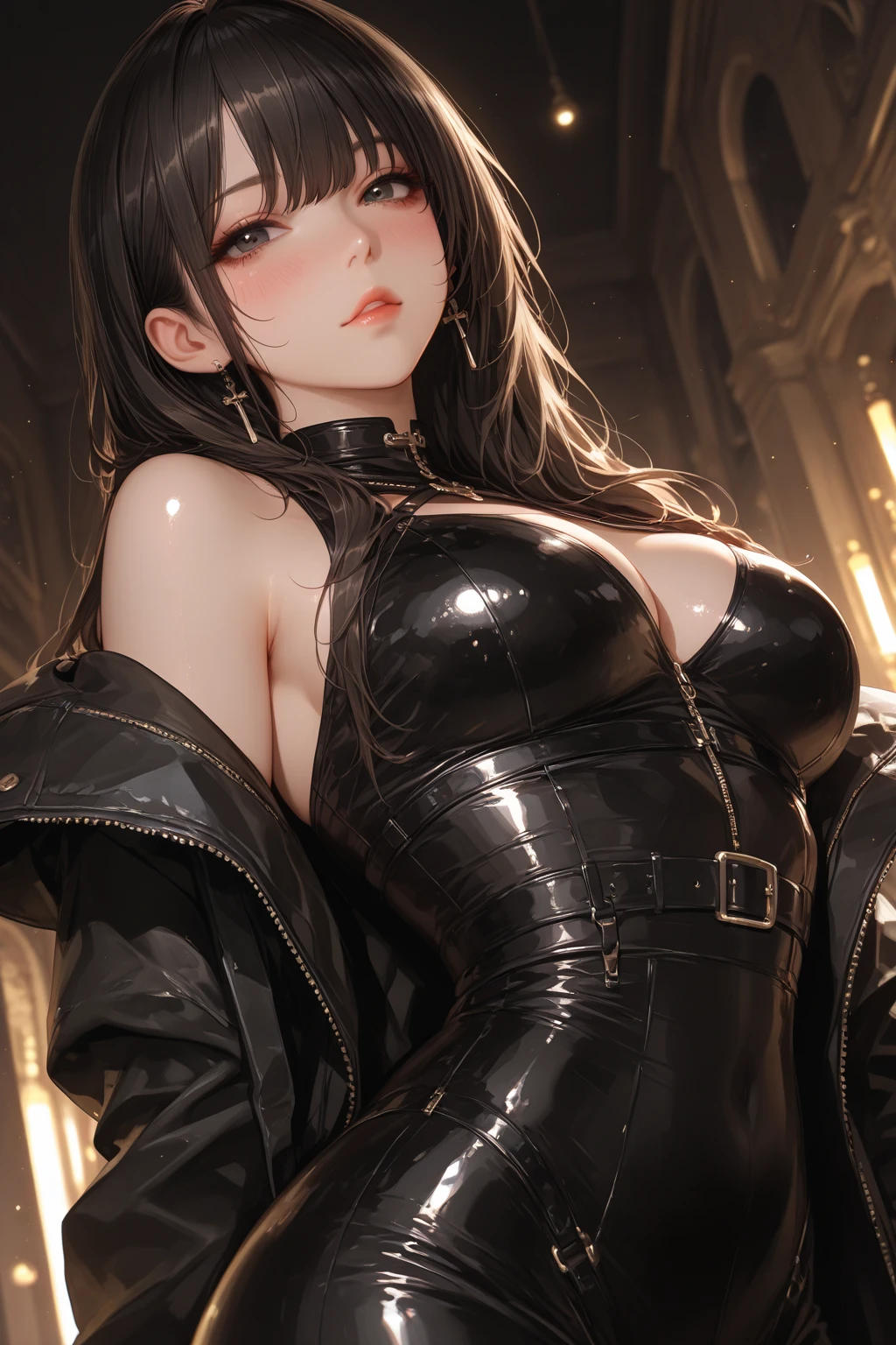 NSFW、Black light、Real Art、とても繊細で美しいgiant hornet girl、Super fine、1 girly,黒と黄colorの髪、Hornet personification、terrible、creepy smile、(((Spooky horror、wise、I was horrified、monster、Mobeki、Insanity))Glowing black eyes、floating、detailed light、An illustration、dynamic angle、Depth of bounds written、((((())))、anthropomorphic wasp queen、long 黒と黄colorの髪、あなたのtoothを見せて、super beautiful girl(like the real thing)(Ultra A high)solve、best image quality)、(8K、RAW photo、best image quality、masterpiece)、technical sense、best image quality、masterpiece、An illustration、cg、sense of unity、wallpaper、official art、amazing、finely、very delicate and beautiful、very detailed、very detailed、sharp focus、rich background、(real human being、image)、((high definition skin))Vicious face、creepy smile、 Close-up、creepy pupils、face with shadow、bags under eyes、big smile、tooth、Golden pupil、creepy eyes、mad face、constricted pupils、黒color強膜、A disgusting girl from another world、8K、very small breasts,sharp long nails,Wasp needles,黒と黄colorのスズメバチのパターン,Wasp wings,color,Inside the dark cave,黄colorと黒の髪,vertically split eyes,and black sexy costume,giant hornet girl,