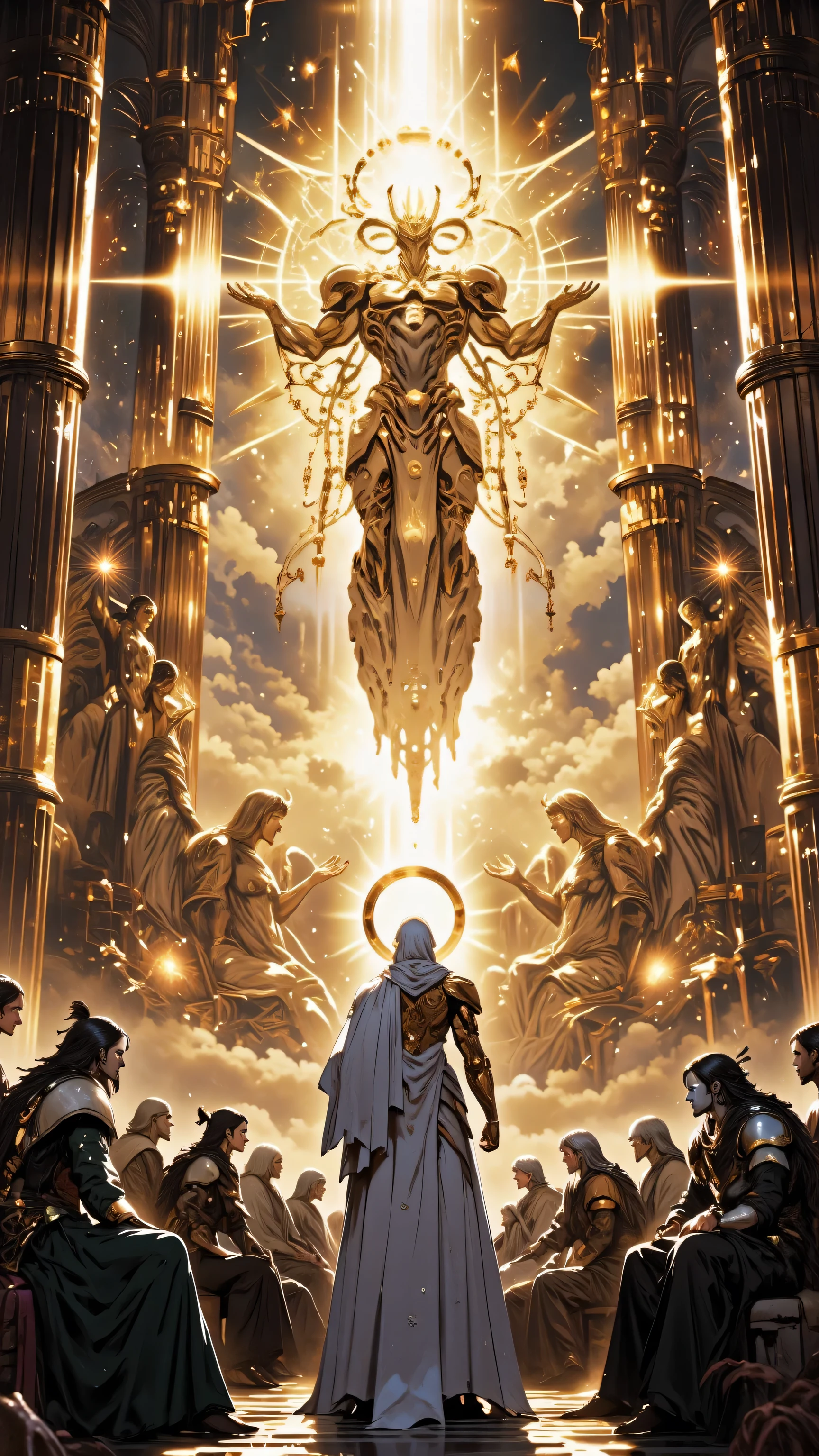 highdefinition image、use the Western concept of reincarnation as an image、god々しいgodの姿と受け入れる人たち