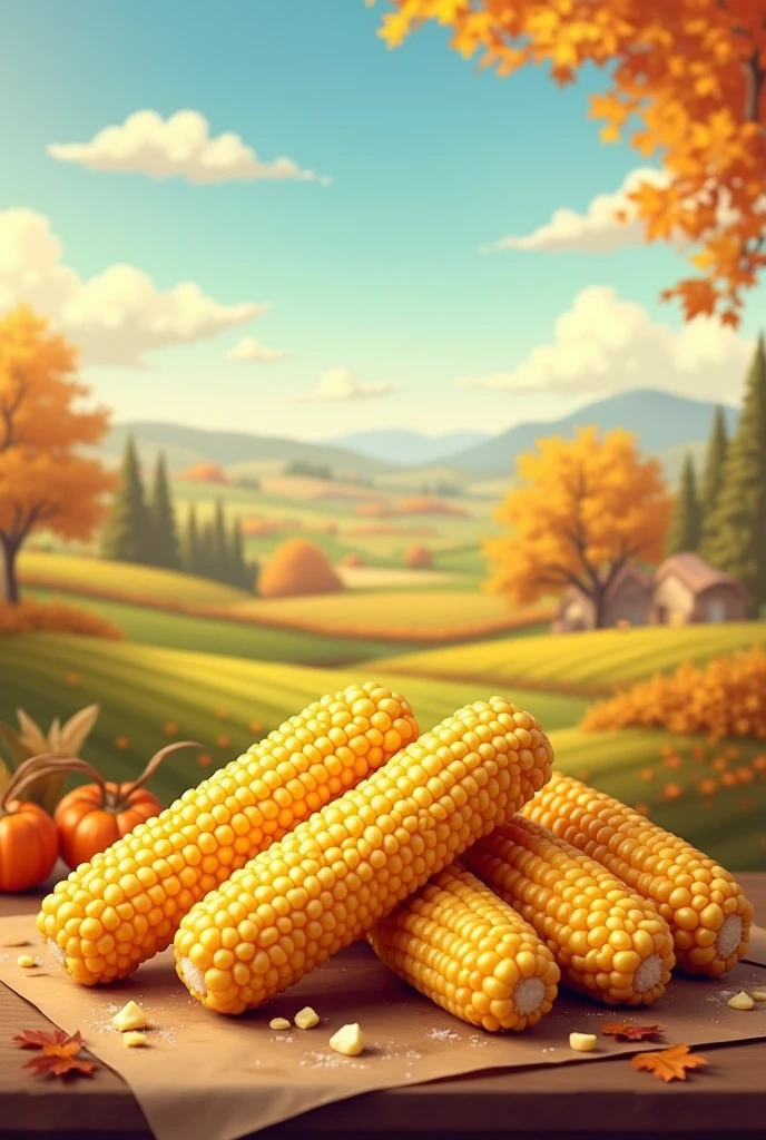 Create an ATL-style advertisement about the corn festival that will be celebrated on September 17, that contains this sentence "Corn Festival", without people