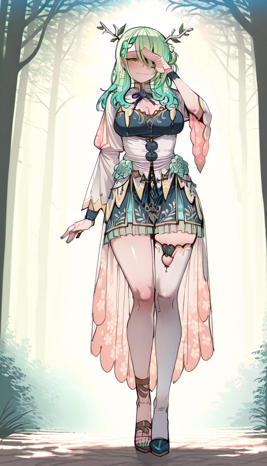 a drawing of a woman in a white dress, full body adoptable, full body xianxia, full body details, fullbody view, desert robe, beautiful full body concept art, by Lü Ji, clear outfit design, outfit design, ancient white dress, full body concept, full body single character, dnd commission, detailed full body, different full body view