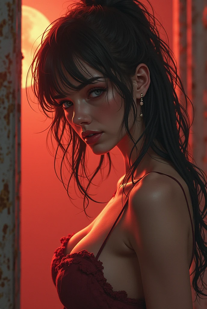 Asgard,valkyrie,Lady Knight,anatomical correct,epic fantasy digital art, tattoo on the muscular abdomen, female, black hair, cyberpunk:0.35, perfect lighting, perfect shading, detailed, intricate, (perfect body), beautiful face, flowing hair, ((full torso)), photorealistic:1.35, mature adult:1.4, modelshoot style, (extremely detailed 8k wallpaper), playboy centerfold, Vogue, digital painting, photorealism, evocative, fairy lights, pastel palette, Intricate detail, digital art, cgsociety, masterpiece, diversity, ((perfect face))