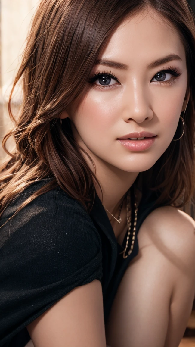 (masterpiece:1.2), super detailed, ultra high resolution, (realistic, photo realistic:1.37), High-definition RAW color photos, professional photos, highly detailed face, very fine eyes, highly detailed skin, very fine fingers, highly detailed nose, highly detailed mouth, perfect , highly detailed background, (famous japanese actress:1.2), (flat chest), (Brown people, black skin, blonde hair:1.3), short hairstyle, detailed face time square detailed background cyberpunk shadow dramatic lighting by Bill Sienkiewicz, heavy rain, wet skin, splash, water drops, (full body:1.5),