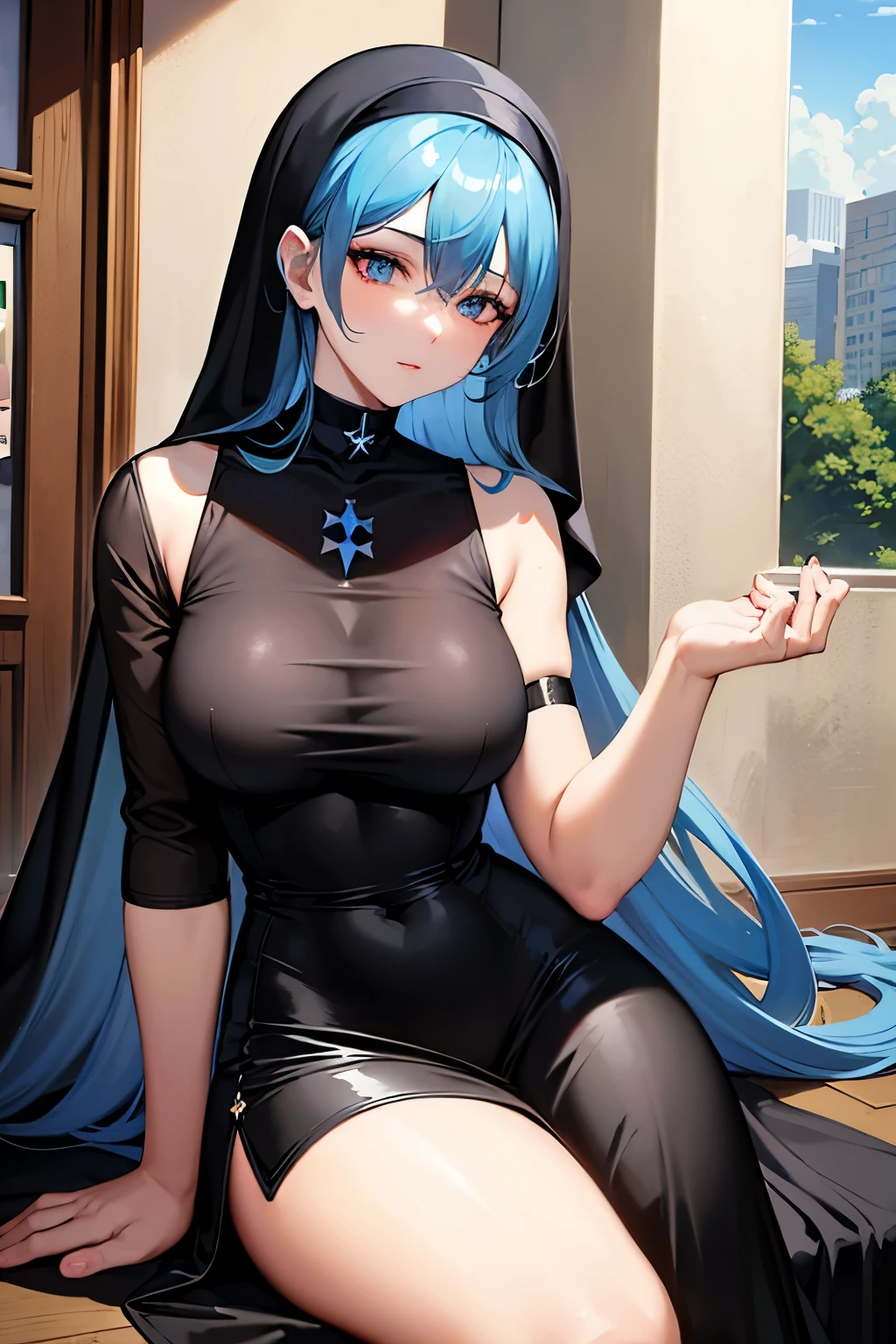 H1N4T4, 1 chica, hyuuga hinata, solo, (realista:0.5), obra maestra, solo, (mejor calidad, perfect detalleed, beautifully detalleed rostro, detalleed eyes), reluciente brillante, trazado de rayos, DOF, hdr, gradient eyes, sharp Eyelashes, ((Eyelashes)), Mask, detalle_rostro, Eyelashes, cabello brillante, galanteo, seductive sonrisa, Labios partidos, pechos medianos, (Soft particles floating:1.1), ((mirando al espectador)), (playmate pose:1.1), (cuerpo completo:1.1), ((fondo de pantalla 8k)), ((high resolution)), pelo largo, pelo negro, ojos blancos, (pantalones:1.2), mano en la cadera, capucha, golpes, cuerpo completo, de pie, borroso, mirando al espectador, mangas largas, sonrisa, (campo de hierba:1.4), (tree:1.2), (flor de cerezo:1.3), (cielo azul:1.3), (sol),