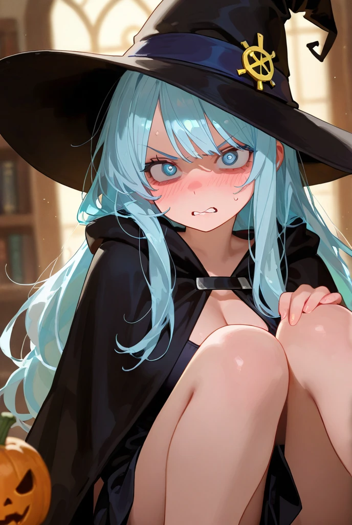 (NSFW:1.4), Masterpiece, Best Quality, Ultra high definition, Best Resolution, Very detailed, Anime, full body, Slender, Very cute, elaina (majo no tabitabi), witch hat, long hair, black headwear, purple eyes,  hair between eyes, bangs, upper teeth only, teeth, blush, anime coloring, floating hair, shiny hair, bowtie, purple eyes, Tiny breasts Lying down, Wide open leg, Raised legs, White costume, Bunny girl ears, Bunny Girl, Semi-undressing, Wet clothes, Wet body, Sheer clothes, Sweat, Under the breasts, Embarrassed, blushing, Showing off, Cleavage, Crotch showing through, Areola showing through, , octopus, Sunlight, tentacles, (raped by tentacles:1.2), Restraints, Spread legs, (Vaginal with tentacles inserted:1.4), creampie, Breast Out