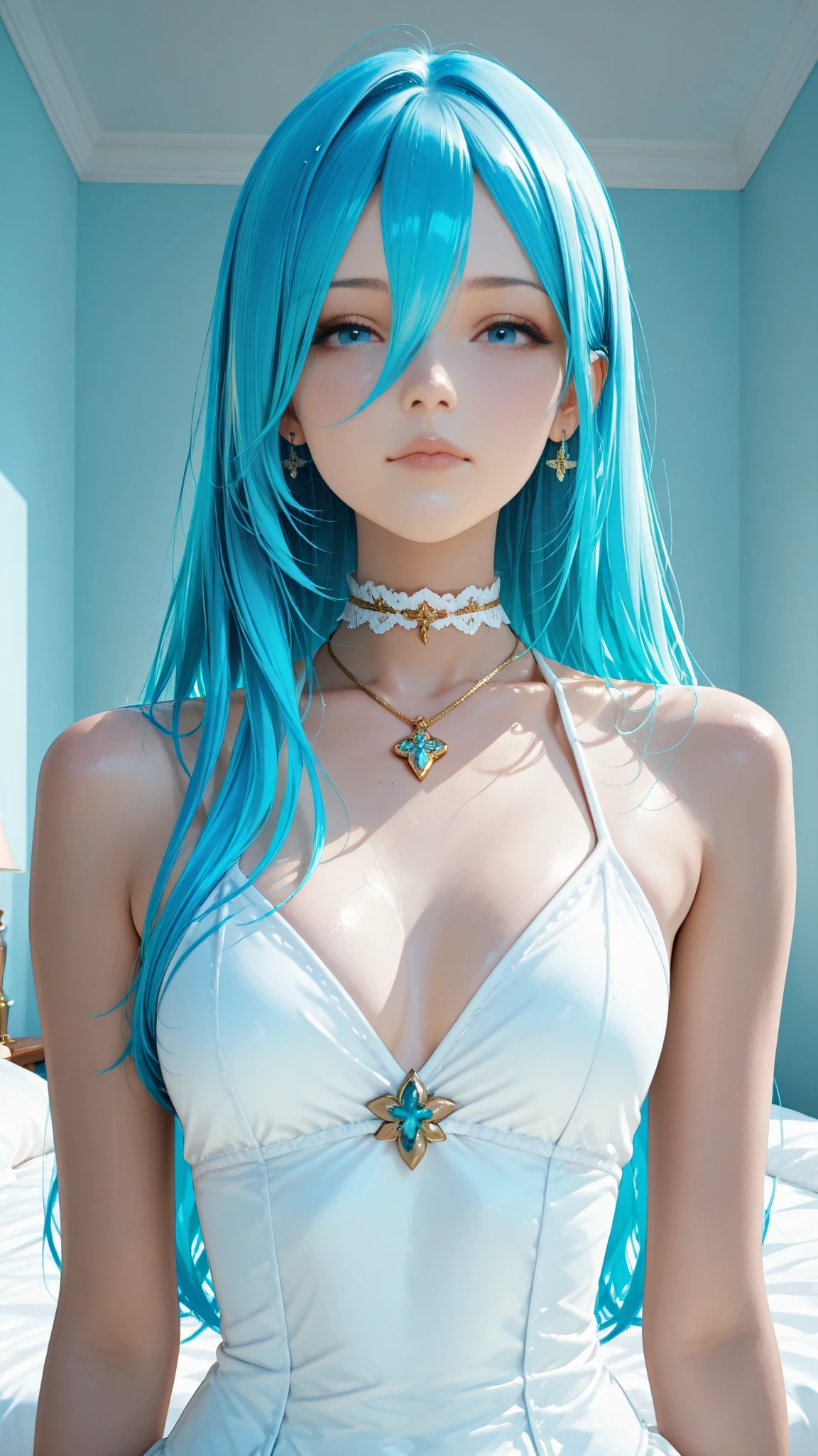 (herumu:0.8), (best quality:1.2), (extremely detailed illustration:1.2), (extremely detailed and beautiful:1.3), (masterpiece:1.2), (ultra-detailed:1.4), (cinematic lighting:1.3), (high resolution:1.2),  whole body,  looking at viewer, beach, sky, blue hair, blue eyes, (from below : 1.5), white_dress, blue dress, 

<lora:MUSE_girlfriend_v2:0.6>,  <lora:NIKKE_herumu:1.0>,  <lora:NIKKENIKKENIKKEHelm_v10:1>