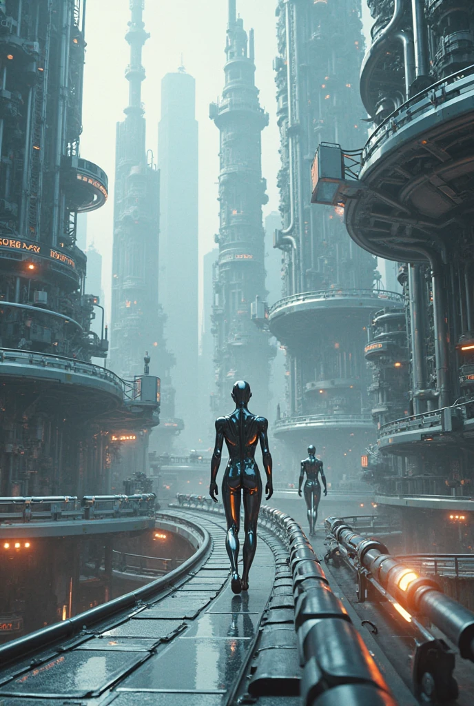 Brightly colored abstract aerial view image of a (((((futuristic helipad beside ocean))))) with a spiral, a (((futuristic all-glass train))) passing by, epic beautiful space sci-fi, chaotic cinematic space rift, Greg Beeple, Beeple and Tim Hildebrandt, Beeple and Jean Giraud, (((giant glass lion sculpture))), galaxy space sci-fi, ringworld, by Mike "Beeple" Winkelmann. Matrix style, (((Matrix cascading code))), (((a futuristic twin tower skyscraper with a unique twisted design))), (((OLED GUI interfaces in the building))), at night, (((((1girl, solo))))), photo realistic, (((((((large-breast:1.2 body, cleavage:1.4))))))), (((((off broken mini sling-shirt and black sling , extreamly short pleated  exposing ))))), (((((running pose))))), (((((((matrix style black micro sunglasses))))))), ((((((((((aiming with a short gun)))))))))), (((((looking at camera))))), (((very low view))), (((((half-body thigh level medium shot))))), (((cinematic lighting))).