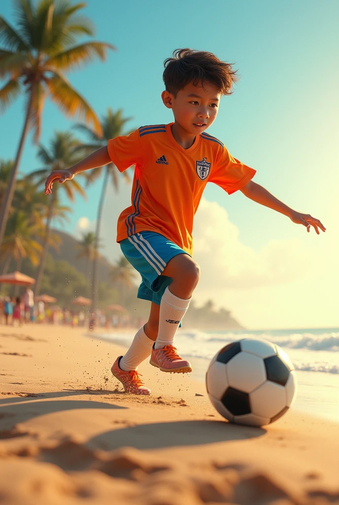 NEYMAR, A CHILD IN PARADISE WITH A BALL FOR MY ICON