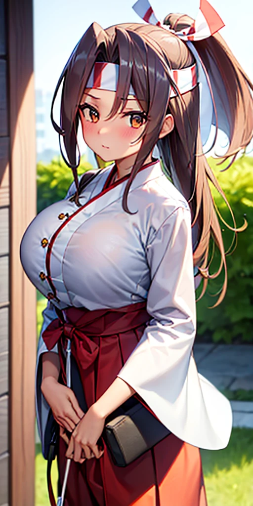 (masterpiece, best quality), 1girl, solo, looking at viewer,
<lora:Ratetaso-v1:0.95>, thick thighs,
upper body, close-up,
from side, from above,
grin, teeth, smile,
caramel hair, long hair, swept bangs, High Pigtails with Colored Hair Ties,
light brown eyes, narrowed eyes,
huge breast,
kimono, japanese clothing, sash, colorful clothing, floral print, frills, <lora:colorful_dress:0.5>, colorful_dress,
cute pose,
outdoors,