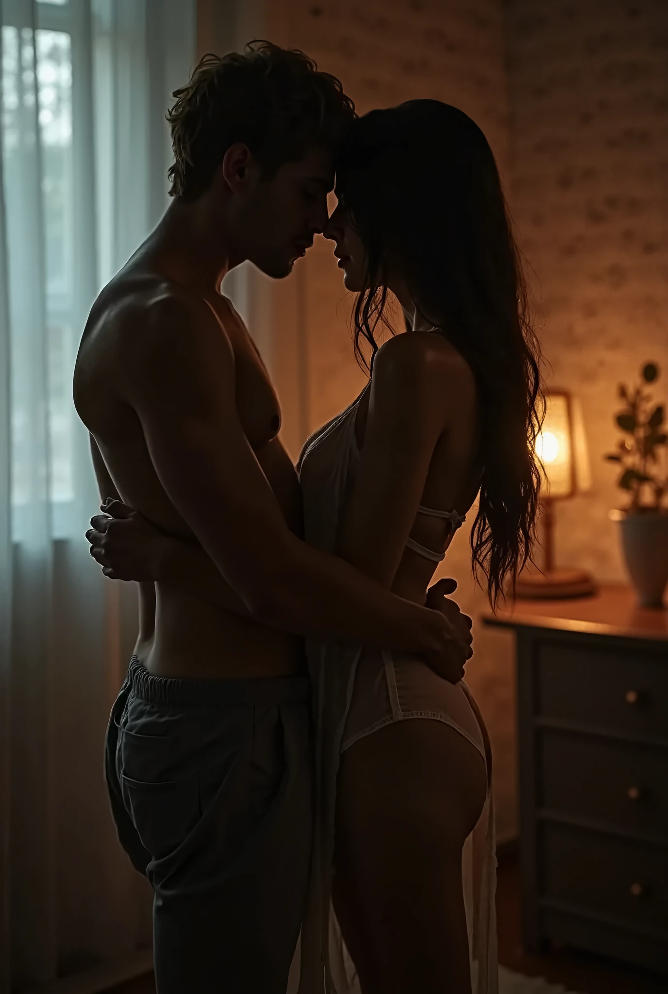 Witch, gypsy, caban, oracles, bed, sensual, couple, ?????, pleasure, dark room, candles 
