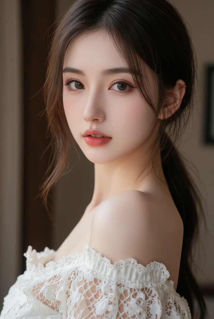 best quality, Super Fine, 16K, Ridiculous, Extremely detailed, Delicate and dynamic, Everything was beautiful, Beautiful woman, clothing, background
