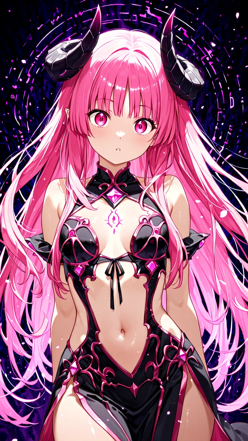 , Depicts a girl with pink hair and cat ears in a symbiotic organism. She has vibrant pink pupils,A bright pink uterus-style tattoo on her lower abdomen. she is in fighting stance, She was only wearing a liquid substance. The scene is filled with liquid and viscous elements of her body, Emphasize her sexiness. The girl's body is detailed, With a smile,Every inch is beautifully presented in stunning 4K resolution, Create a dreamy and ethereal atmosphere. Lights highlight bright colors, Adds a surreal and mysterious atmosphere.
Labels: hell, symbiotic organisms, with pink hair, Pink cat ears bright pink pupils, Show your sexy body, vivd colour, liquids, bodily fluids, ropy, Sensual, Detailed pubic hair, 4K分辨率, It's like a dream, Ethereal.