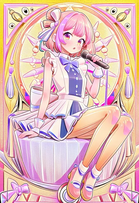 金色女孩艺术风格生成器