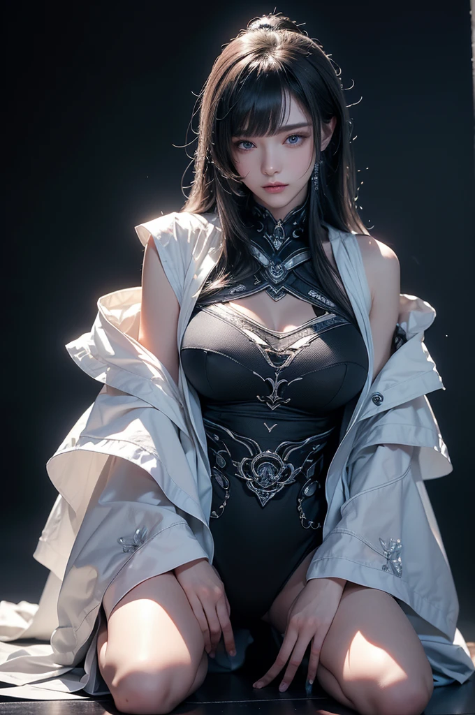 (realistic:1.4) (glowing weapon) official art, unity 8k wallpaper, ultra detailed, beautiful and aesthetic, masterpiece, best quality, photorealistic, extreme detailed, dynamic angle, elegant , best quality,