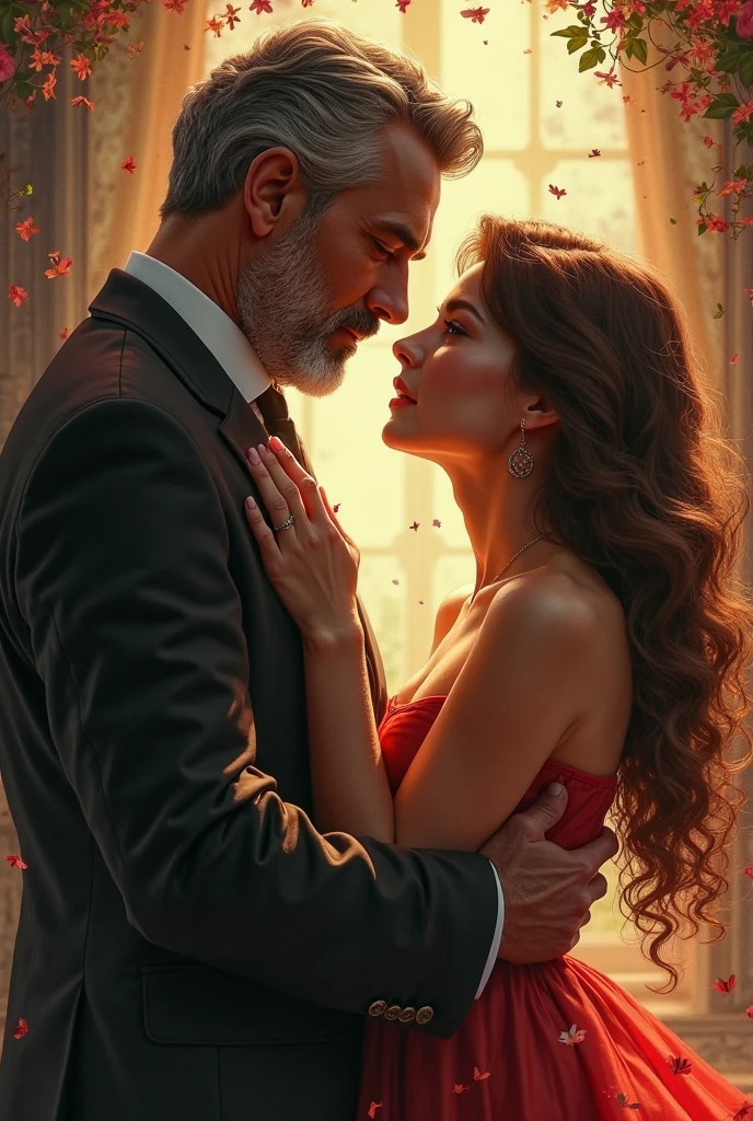 A middle-aged man loves a mistress of forty years old, and a thirty-year-old man loves both a middle-aged man and a mistress of a middle-aged man, forming a love triangle