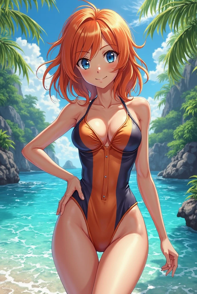 Nami in a swimsuit (one piece)