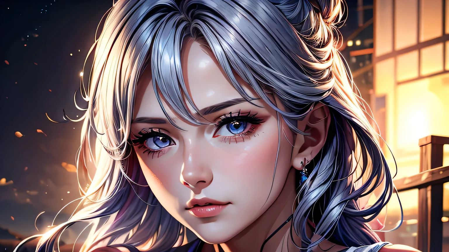Very beautiful princess with bright eyes, 35 year old mature woman, Serious expression, rage, Ultra-realistic, Very detailed, Dynamic facial expressions, large natural breasts, Pastel Blue Dress, Fine and beautiful eyes, Beautiful lip detail, Very detailed目と顔, Long eyelashes, Detailed face, masterpiece, 最high quality, high quality, High resolution, sexy, 