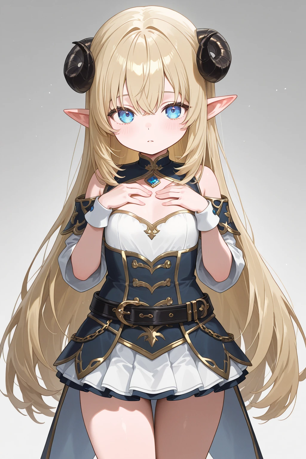 (masterpiece, best_quality, ultra-detailed, immaculate:1.3), epic, illustration, welcoming, 1girl, witch, elf, blonde hair, very long hair, gradient background, at a celestial, minuscule park, bombshell hair, gold hair, Viking Braids,curly hair, straddling<lyco:EnvyBeautyMix28:1>