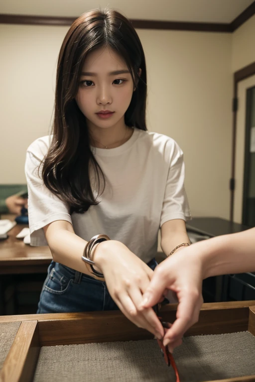 A girl doing an exchange
