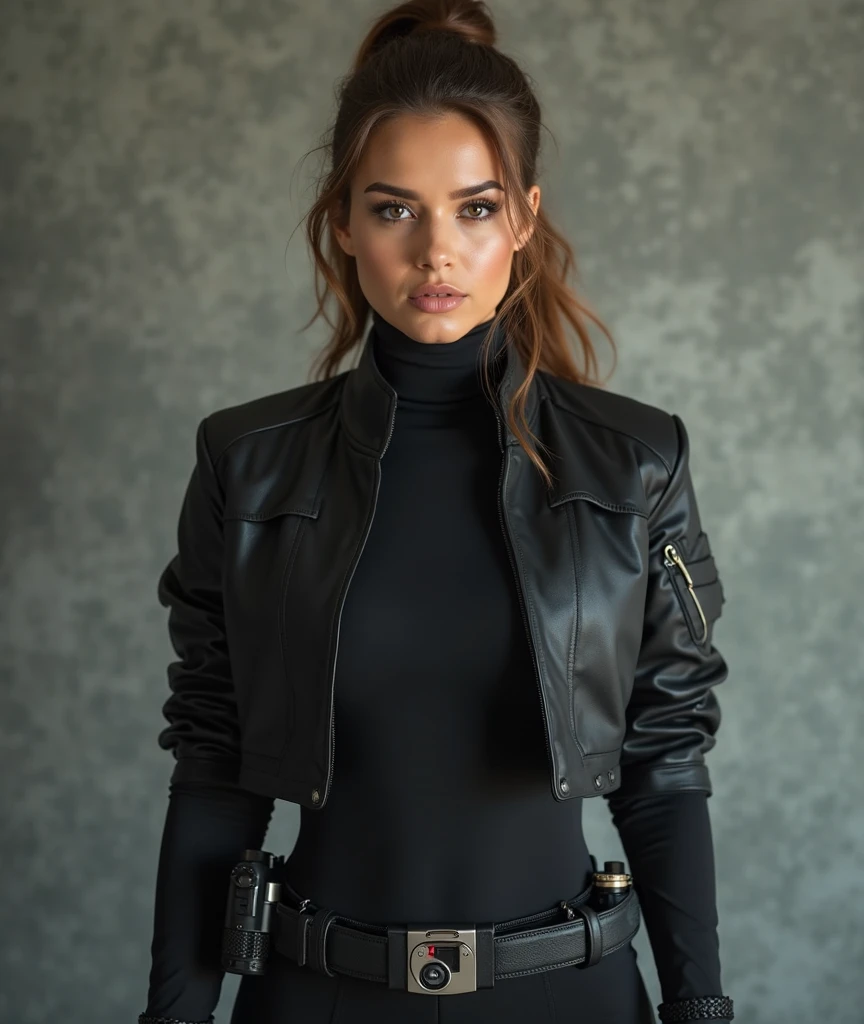 8k, best quality, real picture, intricate details, ultra-detailed, ultra highres, depth field,(photorealistic,realistic:1.2),masterpiece,photo of 1girl, alyxvance, tan skin, solo, black and red short hair, belt, jacket, jeans, looking at viewer, solo, sun, blue sky,
best quality, realistic, photorealistic, (intricate details:1.2), (delicate detailed), (cinematic light), clear line, sharp focus, realistic face, detailed face,
unity 8k wallpaper, ultra high res, (photorealistic:1.4), looking at viewer <lora:Alyxv2:1>