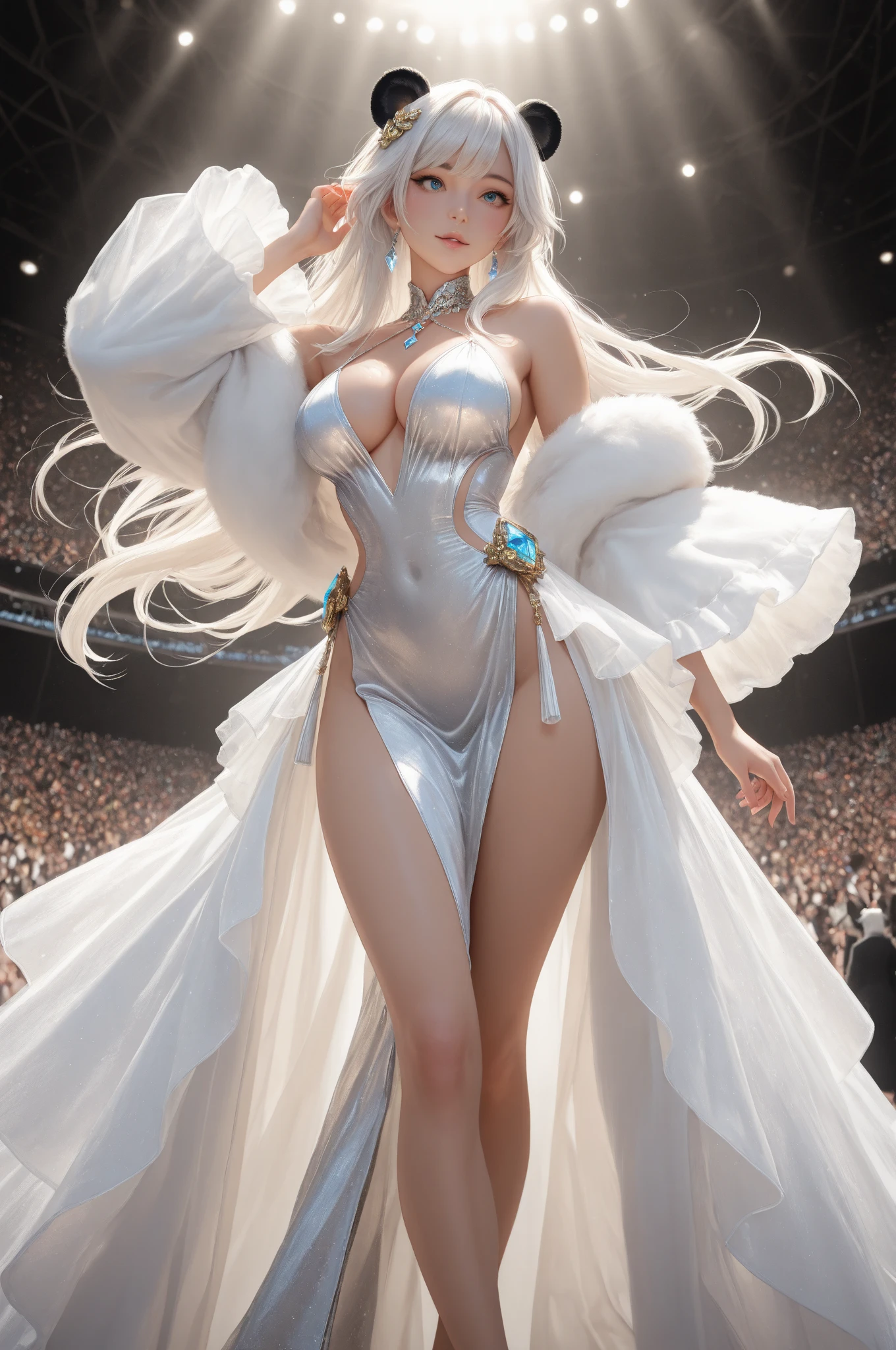 The Silver Princess is made public and dances lasciviously