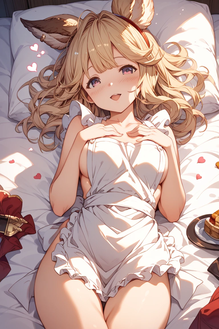 score_9, score_8_up, source_anime, 1girl, solo, <lora:ChamWeresheepPonyXL:0.8> Weresheep, blonde hair, closed eyes, horns, sheep ears, sleeping, pink nightgown, happy, open mouth, drool