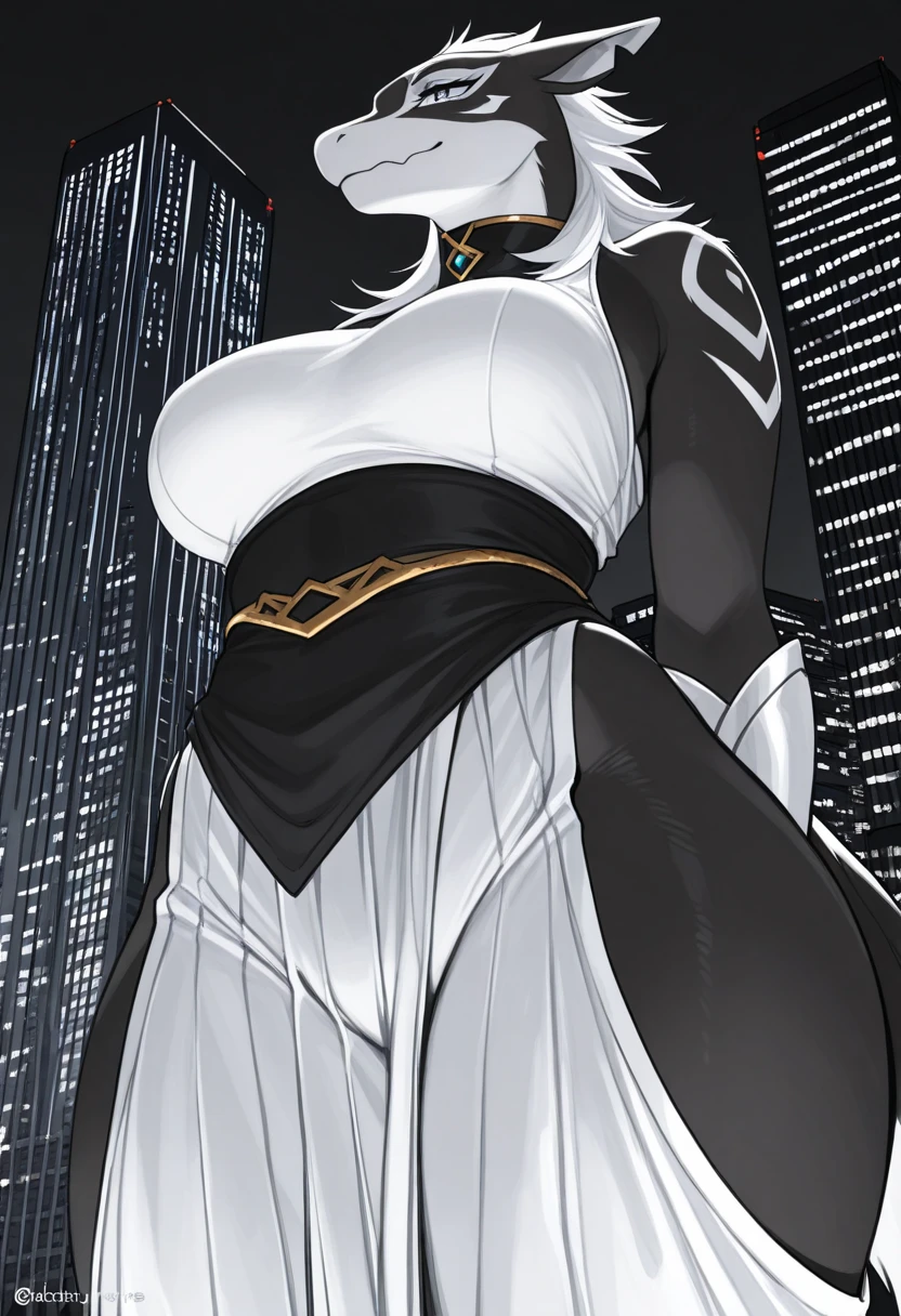 closed mouth, (16 years old), ((1girl)), ((((solo))), (((alone))), (((genderbend))), (((female))), wide hips, thick thighs, huge breast, narrow waist, ((sexy skin tight latex celestial being pilot suit)), ((anime artstyle)), long eyelashes, ((((long black hair)))), ((prostitute)), (((at night))), (red lipstick), (black eyeshadow), (in the dark), smiling, (((dark streets)))