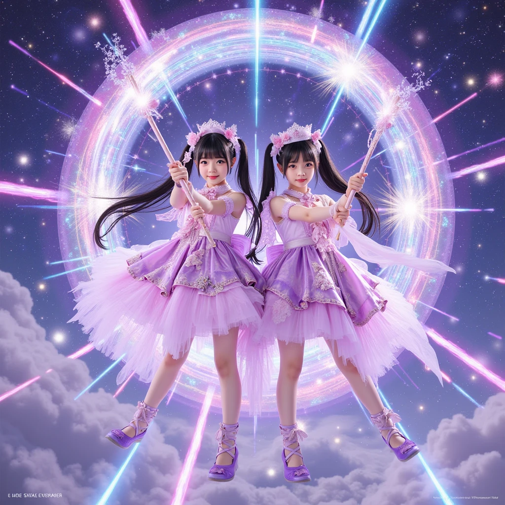 Highest quality,masterpiece,Ultra-high resolution, Very detailed, 8K,a 15 years old beautiful Japanese woman:1.5, Small face, Black Hair, blunt bangs, Breast Augmentation Surgery, (Detailed pink magical girl heroine costume:1.5), Very pleasant look、 Very detailedな臭い脇の下、 height:150cm