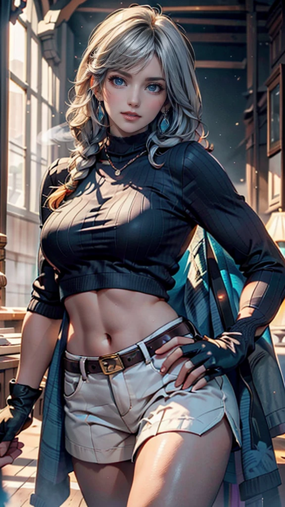 kokoro, 1girl, long hair, mature female, makeup, eyelashes, blush, lipstick, Hot girl, baddie, staring, glaring, bad attitude, mean girl, dare, angry, hate, crazy, smoking, sensual, attractive, jewelry, earrings, masterpiece, best quality, highly detailed,breasts,skirt,cleavage,long hair,skirt suit,suit,formal,jewelry,necklace,micro pencil skirt,jacket,smile,makeup,looking at viewer,business suit, lipstick,office lady,mature female,micro miniskirt,indoor,office,office lady ,smile, open mouth, (nsfw) not safe for work, holding a gun, evil expression, exposed belly, exposed navel, exposed midriff, exposed lower belly , holding pistol,