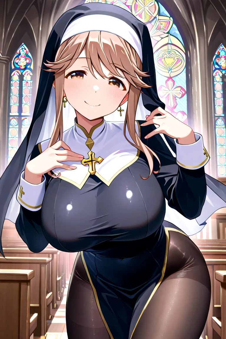 20yr old,1girl in,(Fairy skin:1.1),large full breasts.erected nipples ,(torn costume:1.2),(red blush,embarrassed), (after sex:1.2), grabbing breasts herself,Brown hair,Bangs,Green eyes,Beautiful Finger,Beautiful long legs,Beautiful body,Beautiful character design, Perfect eyes, Perfect face,Expressive eyes,Perfect balance,Highly detailed CG Unity 8K wallpaper, Perfect Lighting, masutepiece,Best Quality, 超A high resolution,4K,Ultra-detailed, Photography, 8K, nffsw, hight resolution, absurderes:1.2, Kodak Portra 400, Film grain, Lens Flare,professional photograpy,(church:1.2),Dynamic Pose,dynamic angle,spread legs,nipple,((cum:1.2)),pubic tattoo