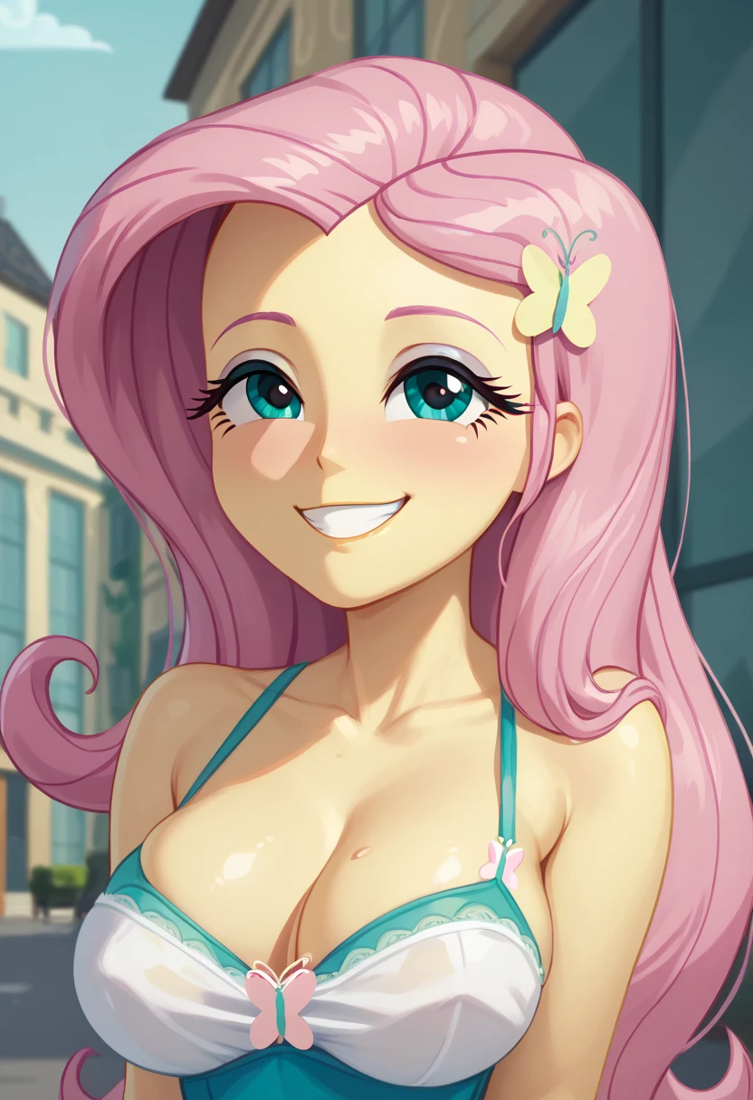 Sweetie belle, busty, small waist, green eyes