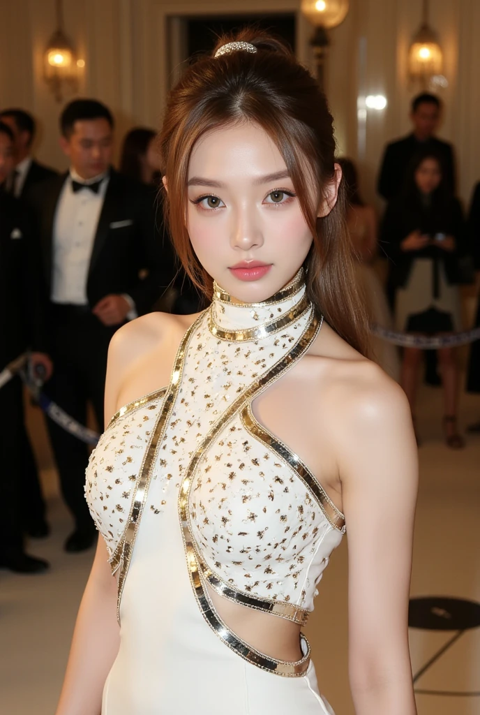 (high quality, high resolution raw photo, bokeh), (8k, RAW photo, best quality, masterpiece:1.2),(realistic, photo-realistic:1.4),ultra-detailed, perfect detail, masterpiece, best quality, 1girl, ,long_eyelashes, fullbody, standing model pose, <lora:add_detail:0.8>, (sexy), sexy dress, in a park, seductive, sexy, <lora:Korean_MakeUp:1>, Korean_MakeUp