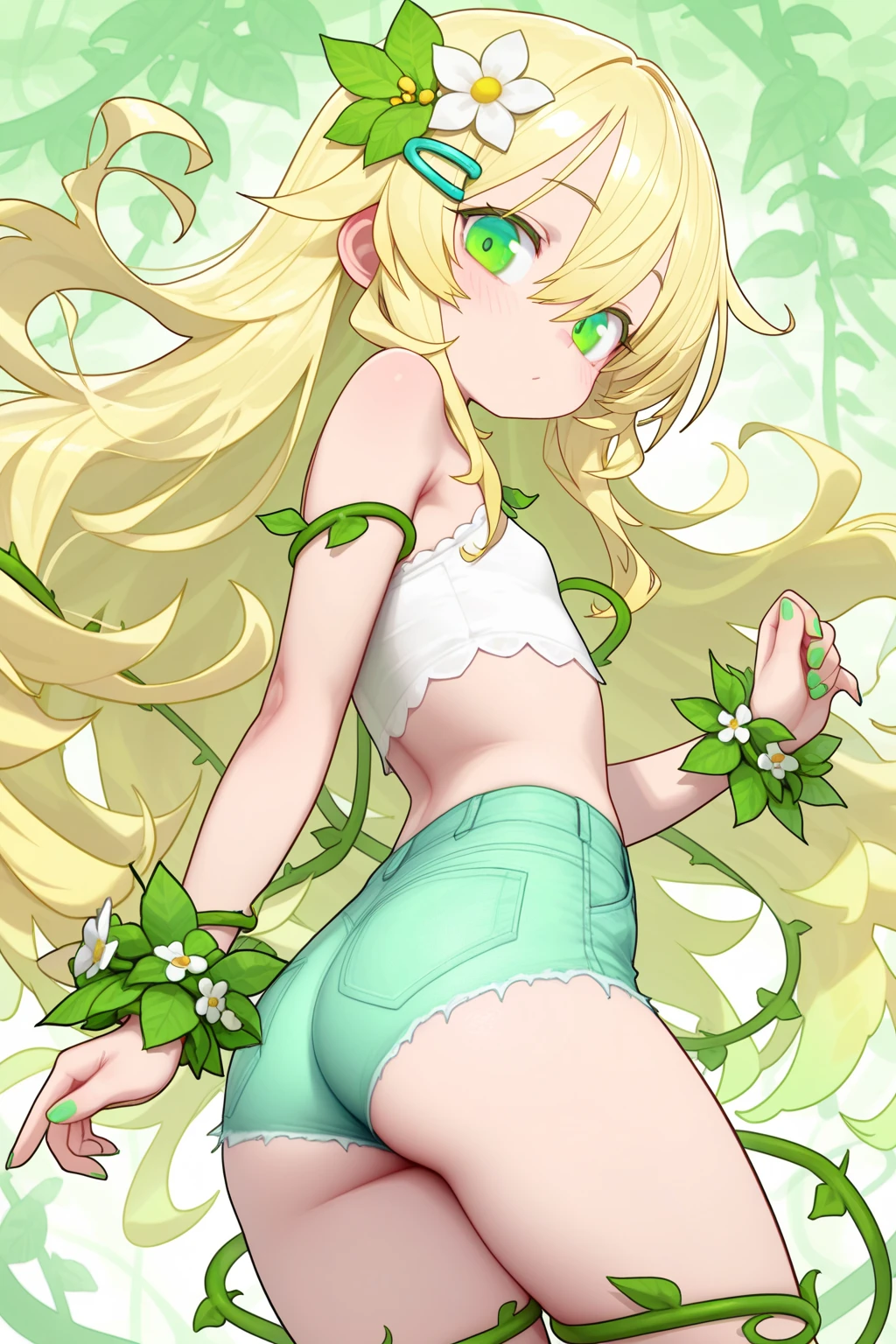 fantasy art, flying fairy girl, wearing fairy wings, blond hair, braid hair, grin, chest arched, one hand on hip, one hand fist on chest, satisfied smile, from front, vivid clolor, high-saturation, best-quarity,