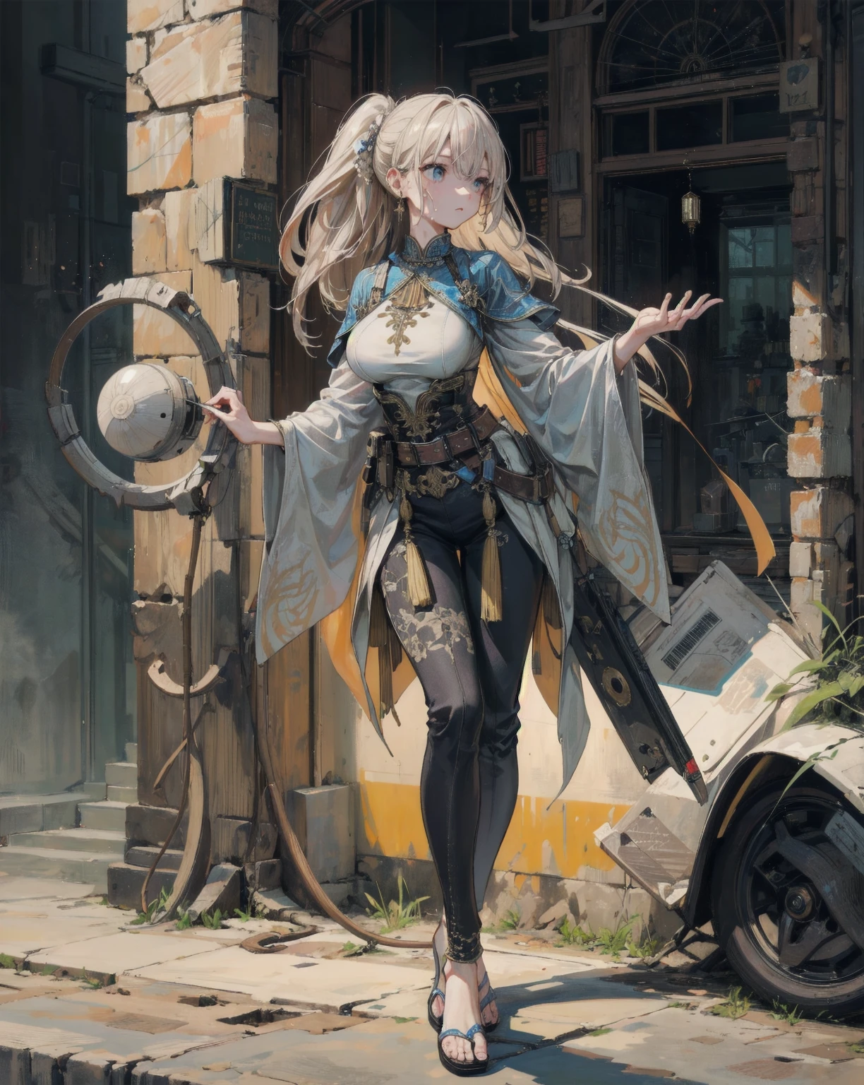 Deer girl with deer body,Nice face，Full body photo，Perfect  features， Has four extremely exaggeratedly thick and long legs，japanese manga, Huge antlers, overmany, Digital simple background, Digital white background, String, silk dress, Latte, Cute , fail, everlasting, Full body lesbian, melted, Hair color,Rainbow-colored hair，Very long hair， hair adornments, digital face, digital body, Curved body, three meters long hair, Enclosed installation, Closed ,a skirt, view view,tall, high high quality, highly, Full body photo。